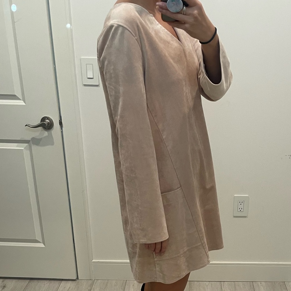 BCBG MaxAzria Faux Suede Dress - Picture 10 of 16